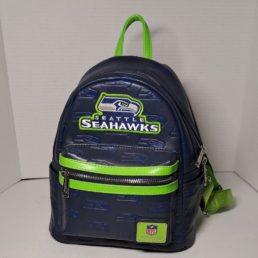 Loungefly Seattle Seahawks Backpack - Picture 1 of 11